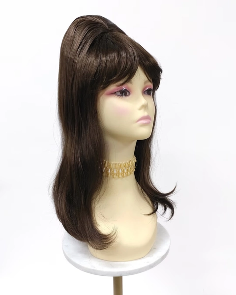Brown Straight Beehive Costume Wig Retro Groovy 60s Vintage Mod Bouffant Halloween Cosplay [20-132a-stbeehive-6] - Etsy