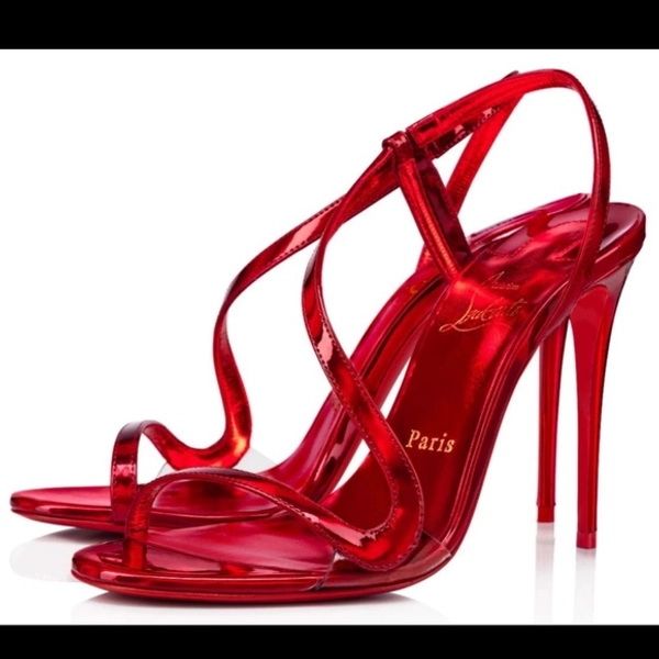 Christian Louboutin Rosalie Red Heels
