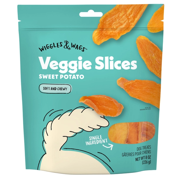 Wiggles & Wags Sweet Potato Veggie Slices 8 OZ