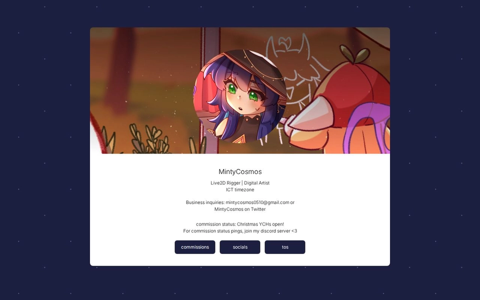 [🎨] YCH Looking Back Fall by Minty (@MintyCosmos)