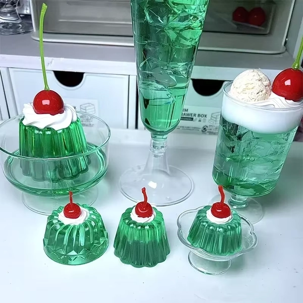 Retro Niebieska Mandarynka Kremowa Soda Galaretka Ozdoby Styl Showa Dekoracja Herbaty Śliczna Dziewczyna Kapiący Klej Gotowy Produkt Rekwizyty Fotograficzne - AliExpress 15