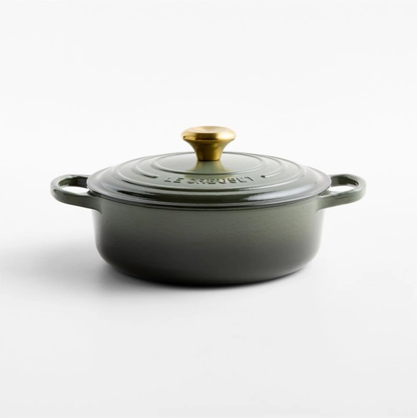 Le Creuset ® Signature 3.5-Qt. Thyme Enameled Cast Iron Round Wide Dutch Oven