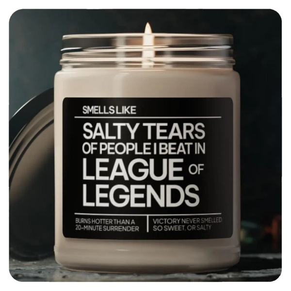 League of Legends Scented Soy Candle, Funny Gamer Gift for Boyfriend, Video Game Decor, 9oz Candle, 100% Soy, Gaming Candle, Christmas Gift, - Etsy