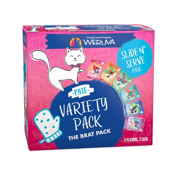 Pate Variety Pack Wet Cat Food Pouches