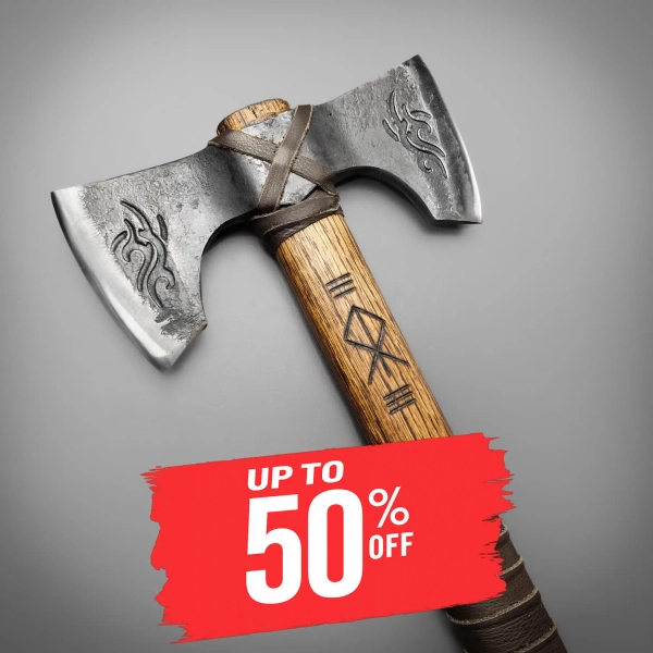 Runefire Double Bit Axe