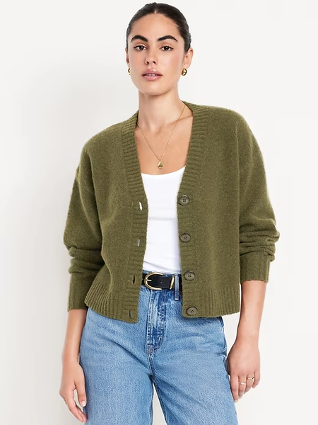 ♡ avocado cardigan