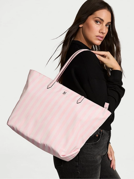 Iconic Stripe Pink Tote Bag