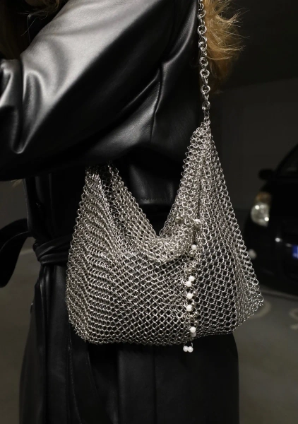 Metal wires - chainmail bag