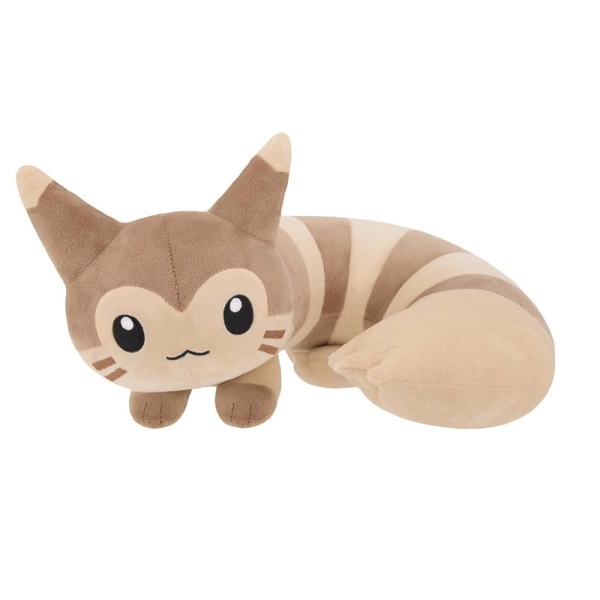 Plush Meccha Mofugutto Furret Pokémon Shippo Mitemite!