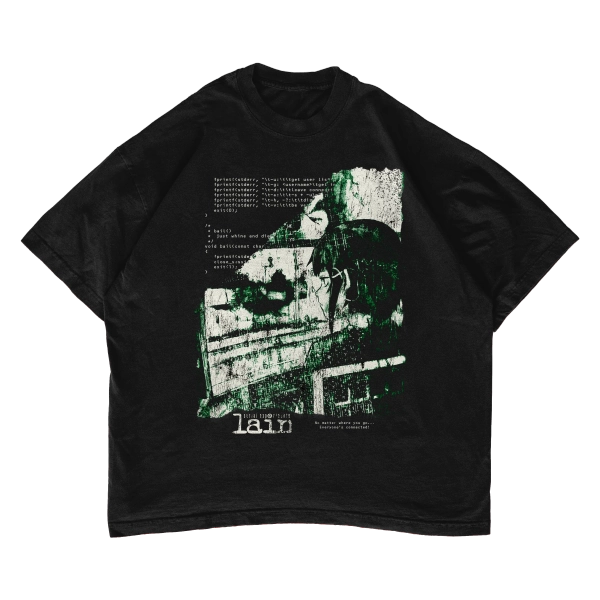 lain on the computer shirt
