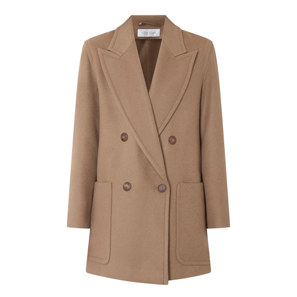 MAX MARA Deletta Double-Breasted Coat - Brown