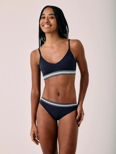 Set Bra Top and Panty Blue Diamond