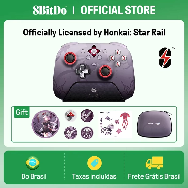 8BitDo Ultimate 2 Controller - Evernight (Offfical Honkai: Star Rail Merch)