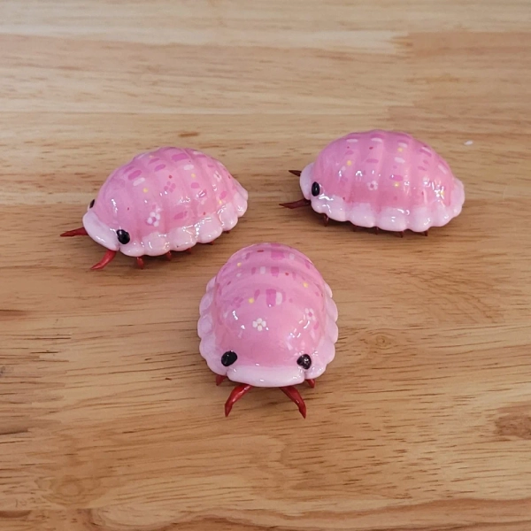 Cherry Blossom isopod desk buddy