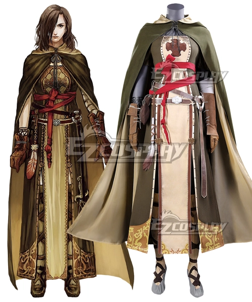 Dark Souls 2 Emerald Herald Cosplay Costume