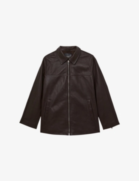 Layla Zip-Up Leather Jacket