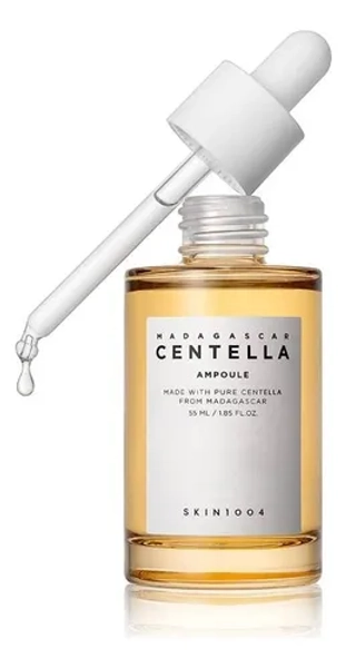 Madagascar ampoule serum 100% centella asiatica Skin1004 momento de aplicación día noche tipo de piel sensible