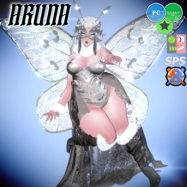 Aruna - Ghost Moth PC/Quest/Facetracking/SPS/GOGO by Noctfernal on Jinxxy