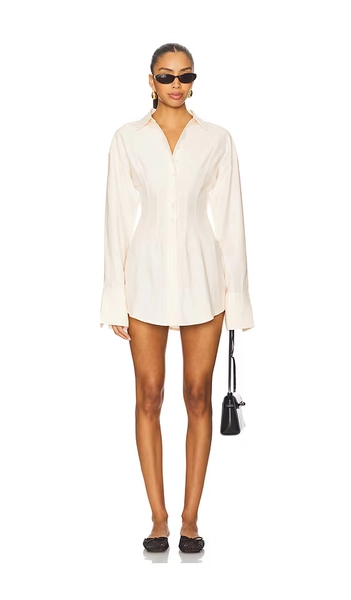 Charitie Button Up Mini Dress