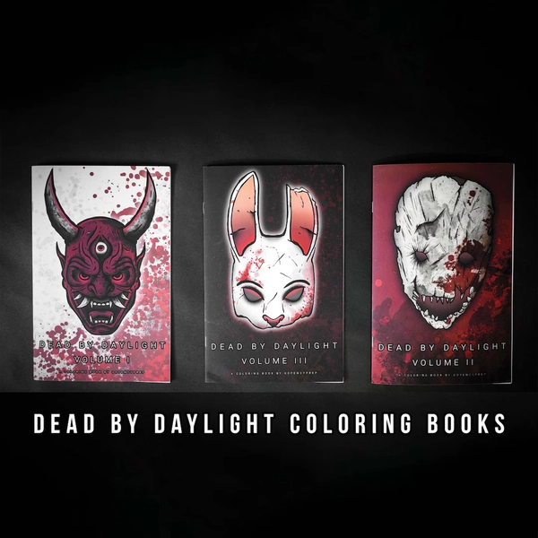 Dead by Daylight Coloring Book (NEW VERSION) - Etsy