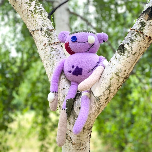 Hambo Marceline's bear plush toy, Hambo bear soft doll 15in