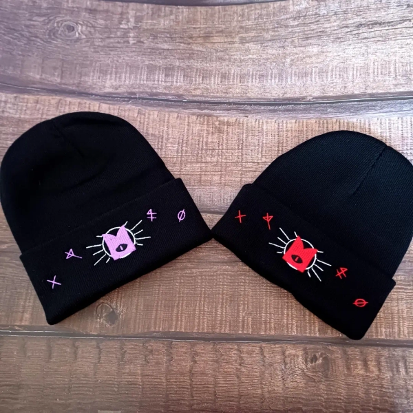 Cult of the Lamb Embroidered Beanie Hat