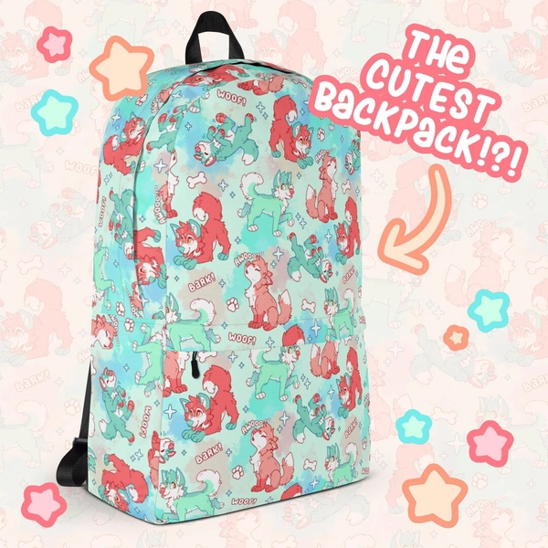 Wolf Puppies Backpack | Babyfur ABDL Bag | Furry Backpack - Etsy