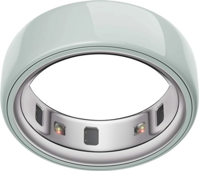 Oura - Ring 4 Ceramic - Smart Ring - Size Before You Buy with OR4 Sizing Kit - Size 8 - Tide - (2025)