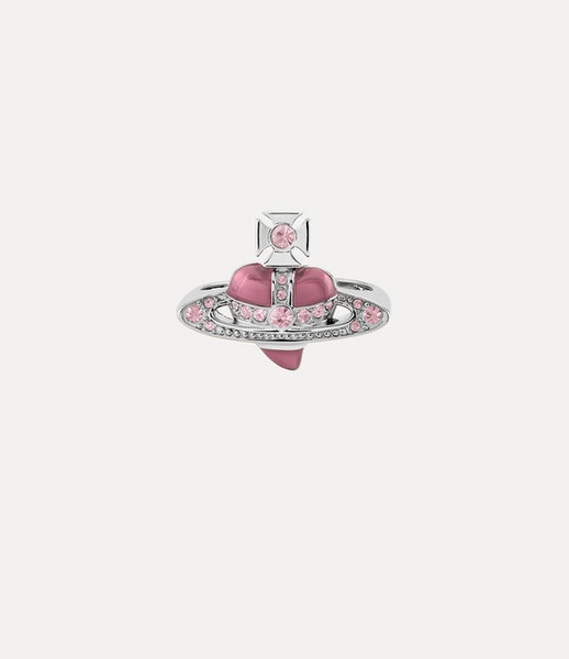 New Diamante Heart Ring