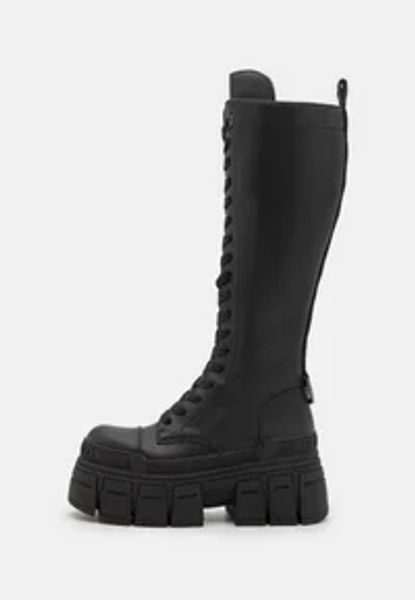 LACE UP- Schnürstiefel - black