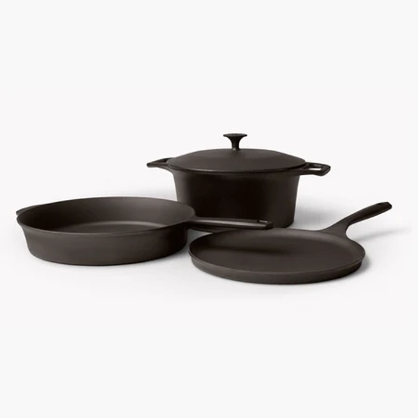4-Piece Cast Iron Cookware Set