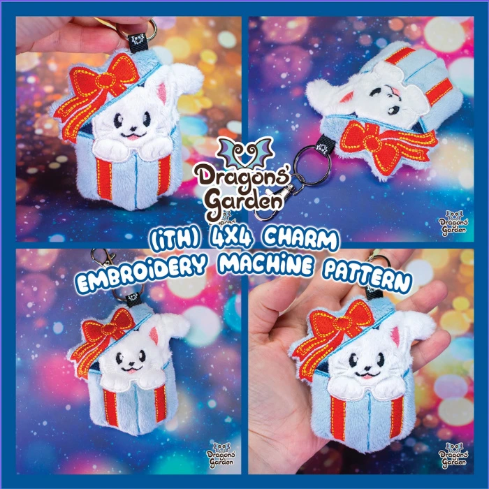 3 a 4 motifs de broderie adorable de chez Dragons'Garden