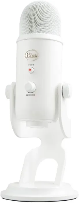 Logitech Blue Yeti Premium Multi-Pattern USB Microphone For Recording/Streaming/Podcasting/Gaming (Whiteout)