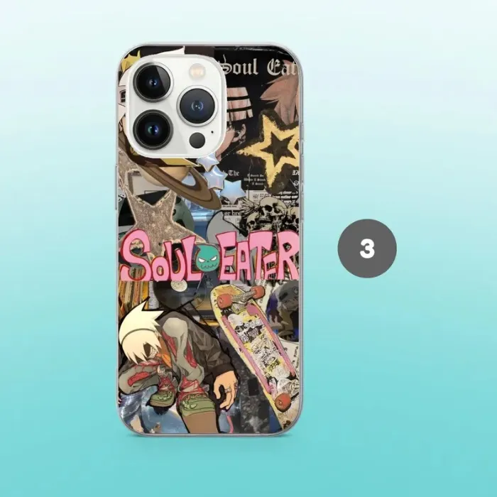Soul Eater Phone Case Anime Cover for iPhone 17pro, 16, 15, 14, 13, 12, Samsung S26, S25, S24, S23fe, S22, A16, A26, A56, Pixel 10, 9pro - Etsy