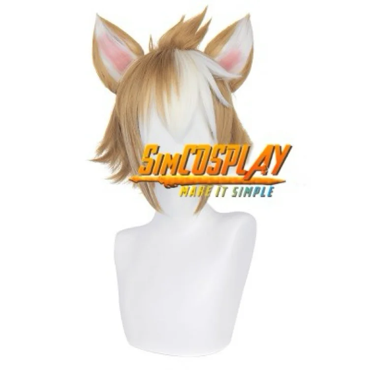 Genshin Impact Gorou Cosplay Wigs Top Level