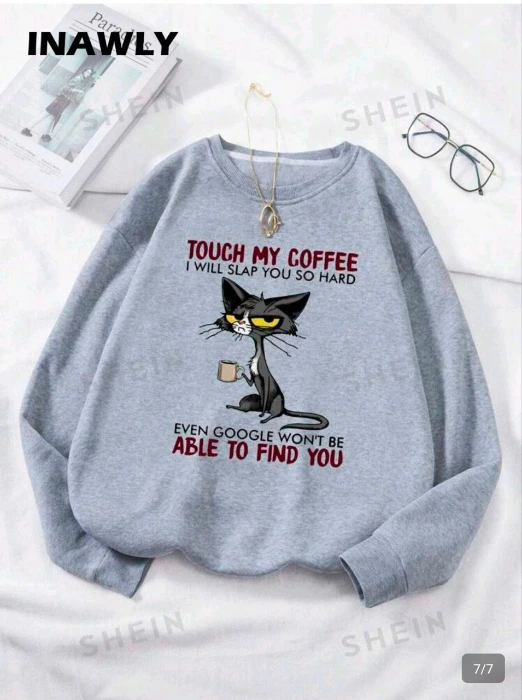 Touch my coffee sweater