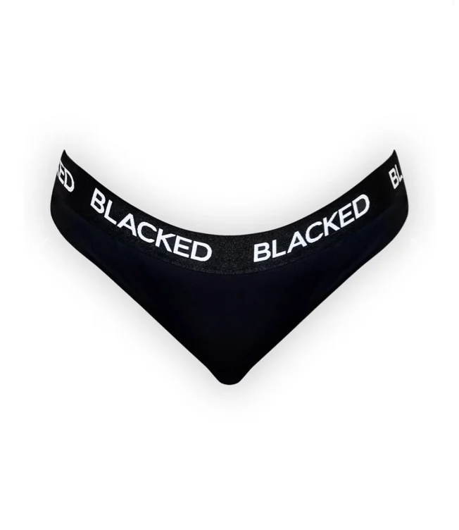 Blacked bikini bottom