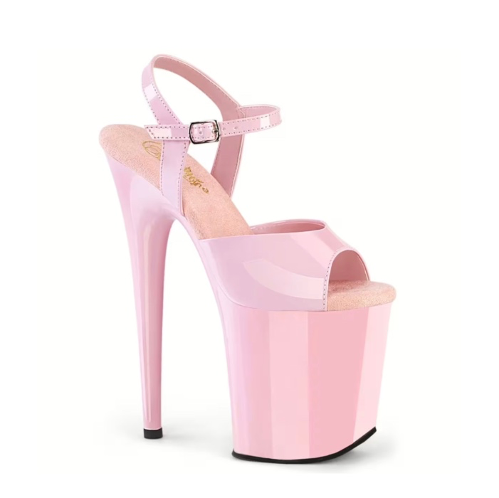 Pleaser FLAMINGO-809 Damen Sandale Babypink EU 42