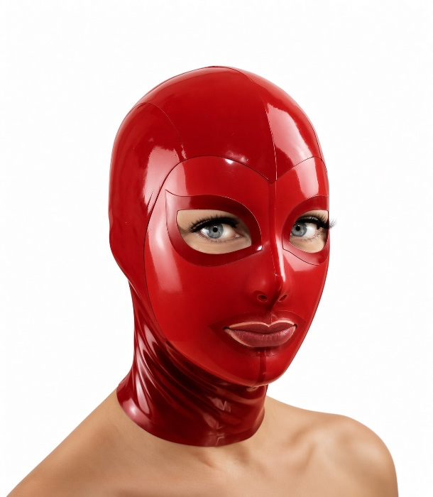APHRODITE Mask in red Latex