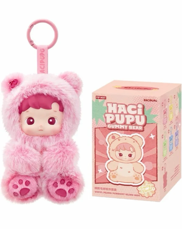POP MART HACIPUPU Gummy Bear Series-Vinyl Plush Pendant Anime Actionfiguren Sammelfiguren Sammler Kunstspielzeug Spielzeug Figuren Geschenk 1PC - Gummy Bear - 1PC