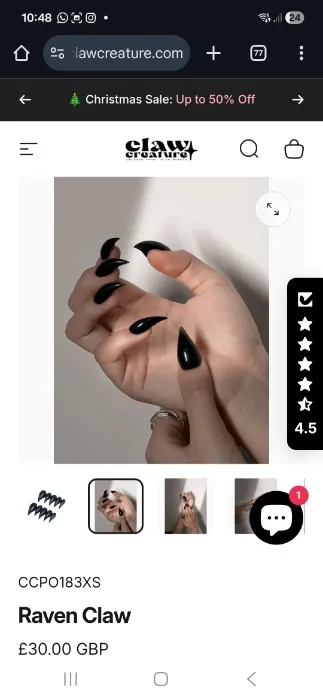 Clawcreature nails - Raven