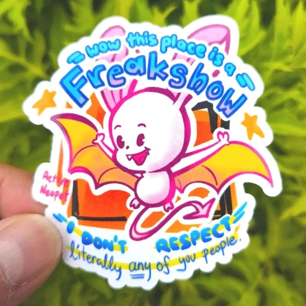 Neopets Freakshow Meme - Weatherproof Waterproof Vinyl Matte Sticker for Scrapbooking, Journaling, Owala, Laptop, Bumper Sticker - Etsy Canada