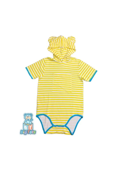 Adult Baby Hoodie Yellow& White Stripes Clothing ABDL - Etsy