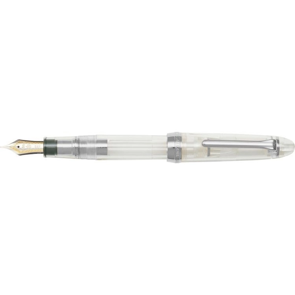 Sailor 1911 Classic Fountain Pen, Demonstrator with Rhodium Accents