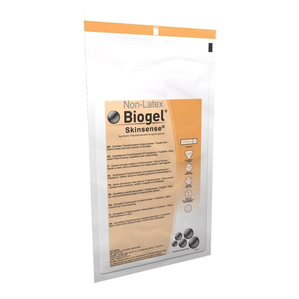 Molnlycke 31465 - Surgical Glove Biogel® Skinsense™ Size 6.5 Sterile Polyisoprene Standard Cuff Length Micro-Textured Straw Not Chemo Approved