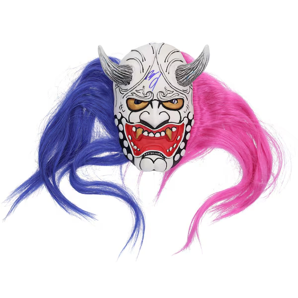 Asuka WWE Autographed Horns Deluxe Costume Mask