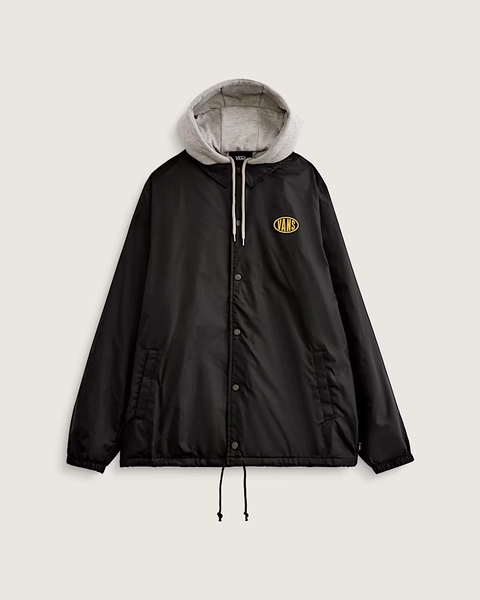 Riley Coaches Jacket en Black | Vans CA