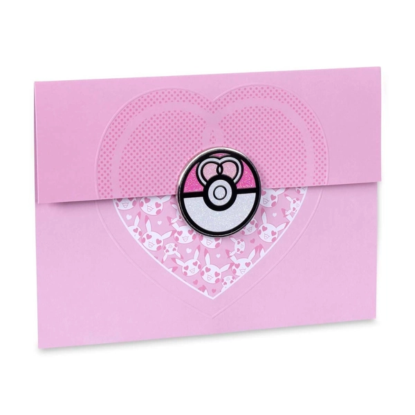 Love Ball Valentine Pin & Greeting Card