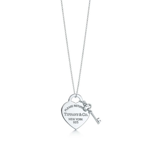 Return to Tiffany™ Heart Tag with Key Pendant