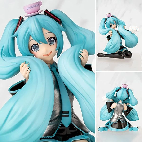 Premium Chokonose Figure Hatsune Miku x Cinnamoroll - Mofutto ver. (8cm)